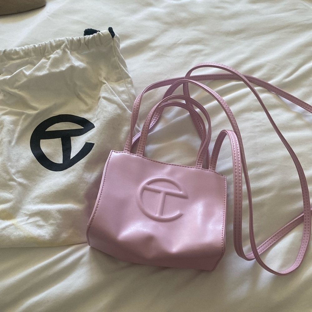 Telfar Cool baby pink mini